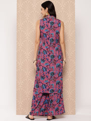 Women Floral Printed Regular Kurta with Palazzos-AHKUPZ-COMBO-844-ICH