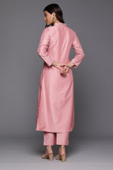 Women Ethnic Motifs Printed Regular Gotta Patti Kurta with Trousers-AHKUPZ-COMBO-960