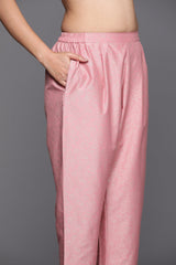 Women Ethnic Motifs Printed Regular Gotta Patti Kurta with Trousers-AHKUPZ-COMBO-960