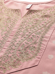 Women Ethnic Motifs Printed Zari Kurta with Palazzos-AHKUPZ-COMBO-978