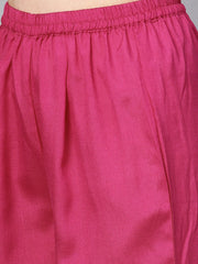 Off-White & Pink Printed Kurta with Palazzo-AHKUPZ-Combo-175