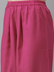 Red Floral Print Kurta Set-AHKUPZ-Combo-237