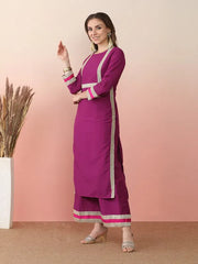 Women's Traditional Wear Kurta Set-AHKUPZ-COMBO-984-RL