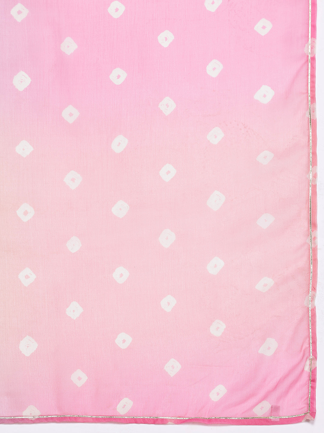 Bandhani Printed Regular Gotta Patti Kurta with Palazzos & Dupatta