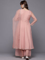 Organza Anarkali Kurta Sets for Eid-AHKUPZDU-COMBO-1085
