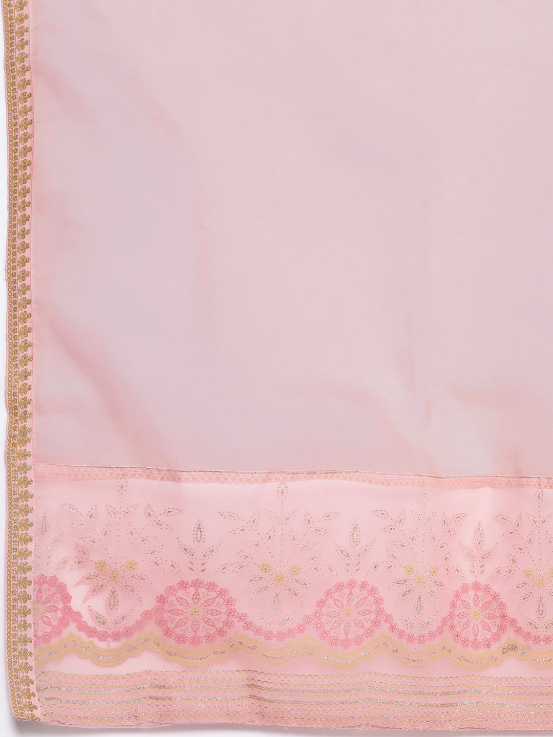 Ethnic Cotton Kurta Palazzo Set with Dupatta for Women