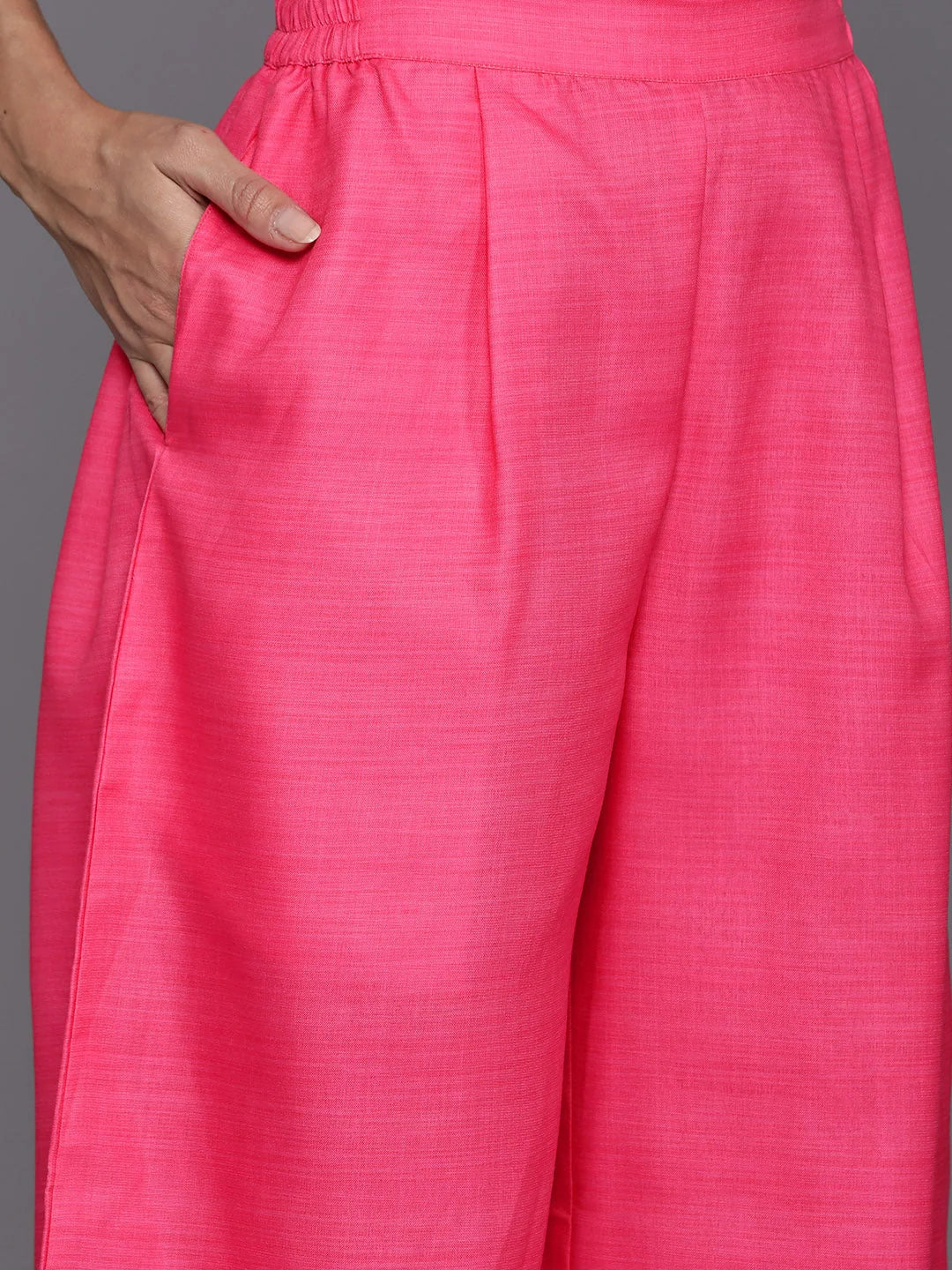 Bandhani Print Kurta Palazzo Set - Women's Cotton Ensemble