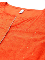 Women Floral Printed Regular Gotta Patti Pure Cotton Kurta with Palazzos & With Dupatta-AHKUPZDU-COMBO-928