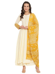 Solid Anarkali Kurta with Dupatta Set-AHKUPZDU-Combo-299