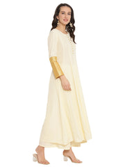 Solid Anarkali Kurta with Dupatta Set-AHKUPZDU-Combo-299