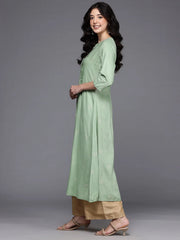 Women's Green Fusion Kurta-AHKURYGP-1160-DS