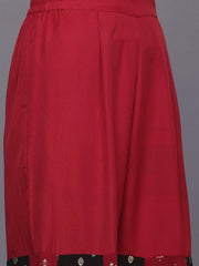 Ethnic Motifs Printed Gotta Patti Kurti With Sharara & Dupatta-AHKUSH-COMBO-1023