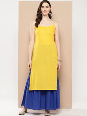 Women Printed Regular Gotta Patti Pure Cotton Kurta with Sharara-AHKUSH-COMBO-755-ICH