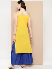 Women Printed Regular Gotta Patti Pure Cotton Kurta with Sharara-AHKUSH-COMBO-755-ICH