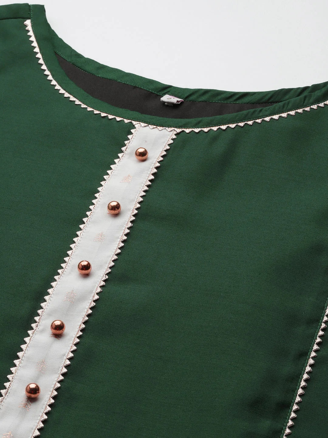 Green Sharara Set for Women | Plain Chanderi Kurta Sharara Suits