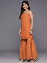 Womem's Printed Regular Gotta Patti Sharara set with Dupatta-AHKUSHDU-COMBO-907