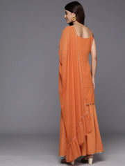 Womem's Printed Regular Gotta Patti Sharara set with Dupatta-AHKUSHDU-COMBO-907