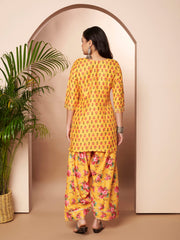 Floral Printed Tunic with Palazzos