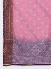 Bandhani Printed Gotta Patti Kurti With Salwar & Dupatta-AHKUSLDU-COMBO-1034