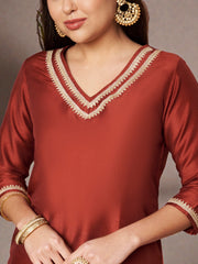 Women Regular Kurti with Salwar & With Dupatta