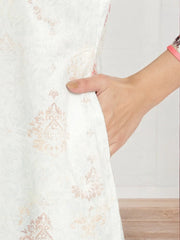 Women's Light Green Color Digital Print Velvet Kurta-AHKUVLDP-910