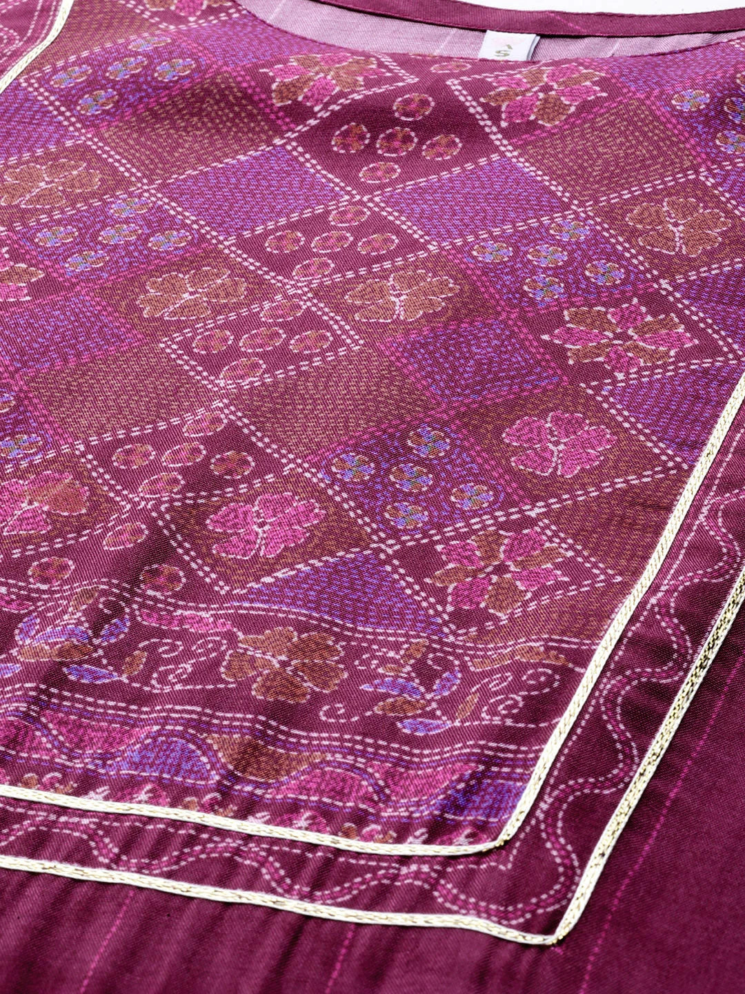 Ethnic Motif Gotta Patti Indian Kurta for Women | Stylish