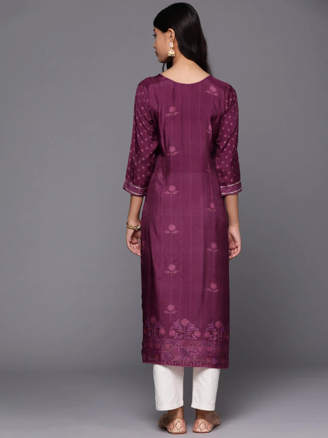 Ethnic Motif Gotta Patti Indian Kurta for Women | Stylish
