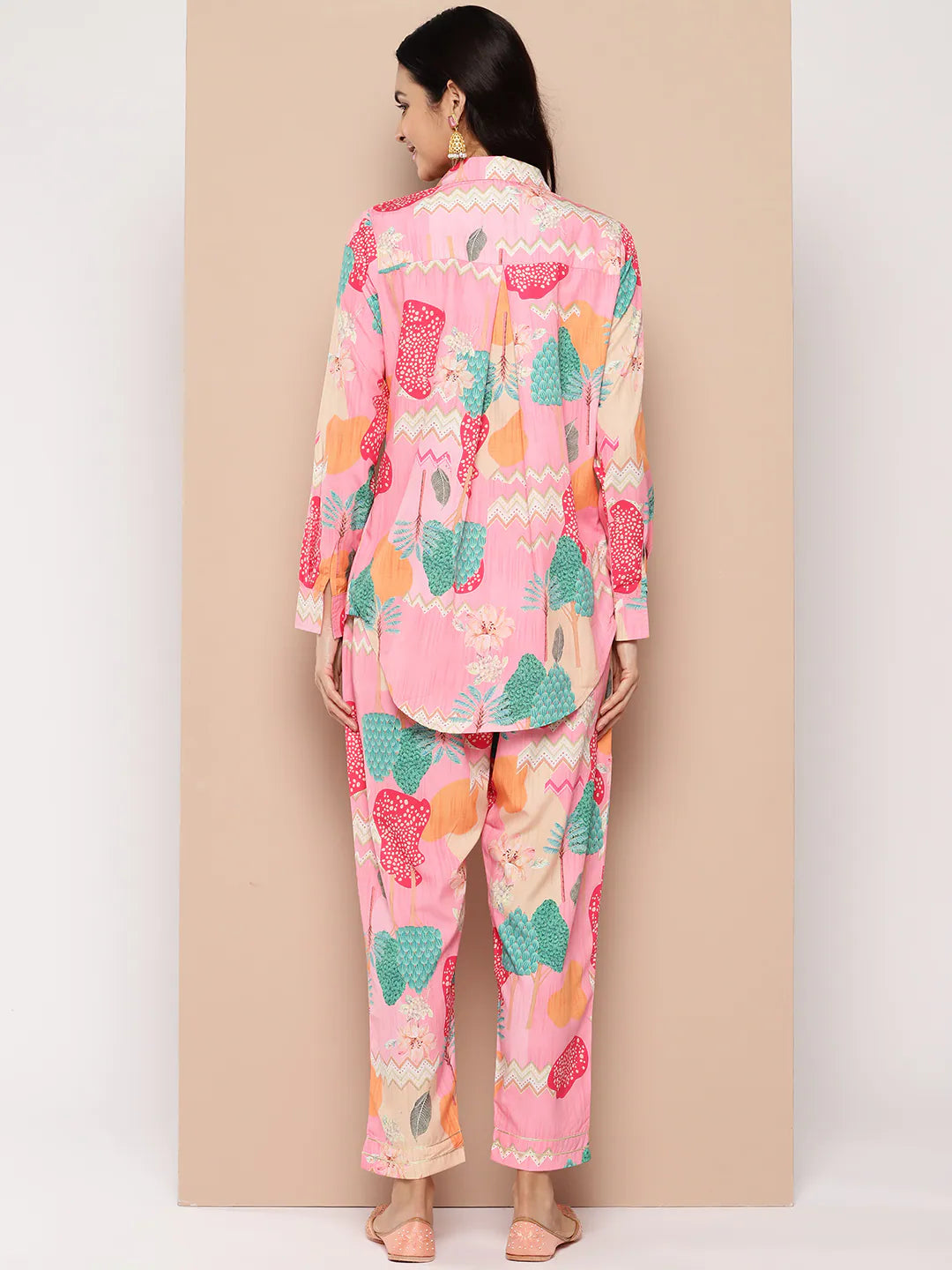 Women's Beach Printed Co Ord Set - Stylish Two Piece Sets
