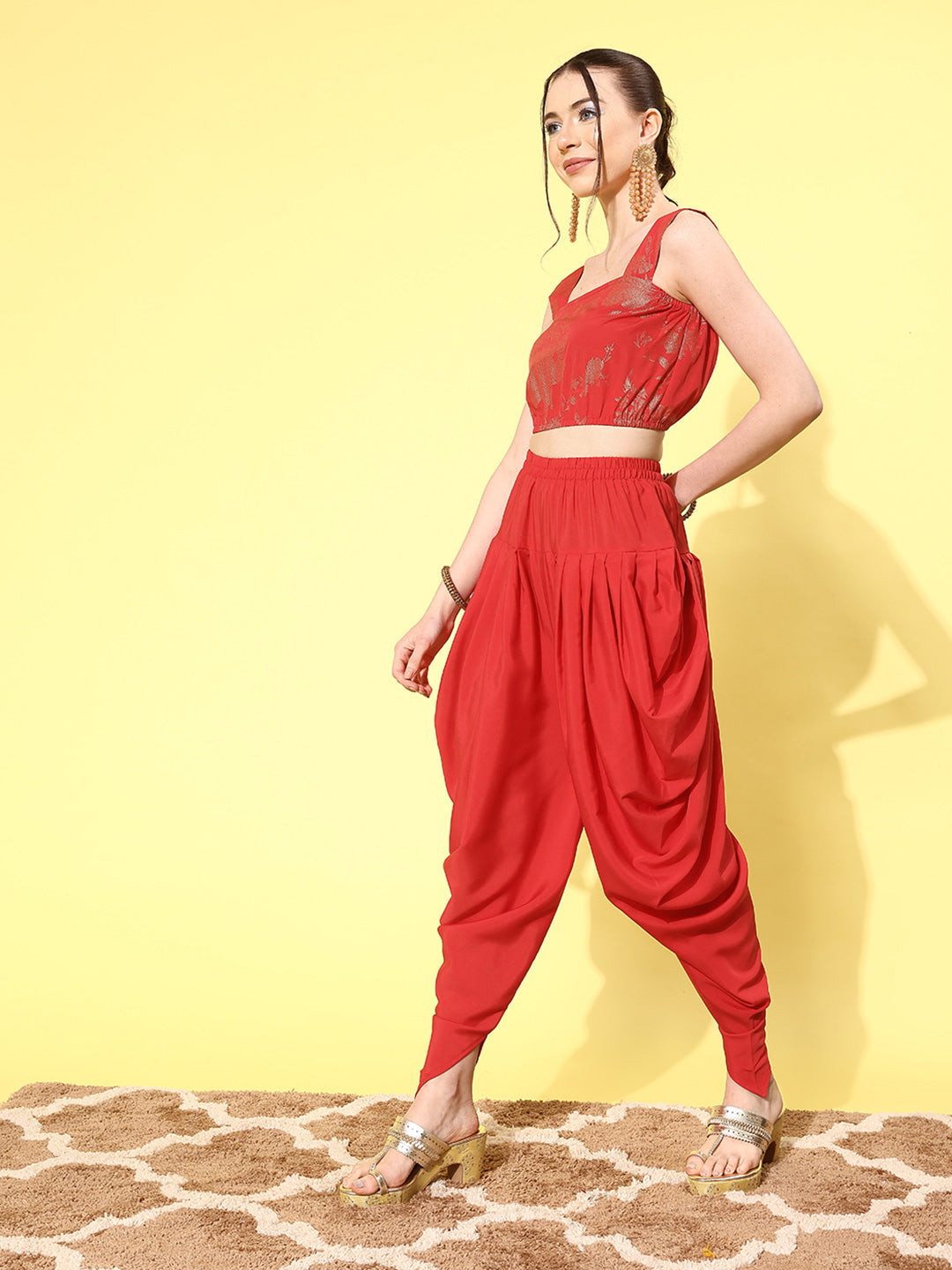 Printed Co Ord Sets with Shrug - Stylish Two Piece Sets