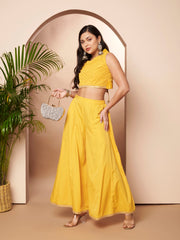 Women's YellowTraditional Wear Co-ords-AHTPPZ-COMBO-1158