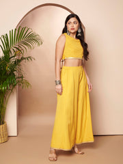 Women's YellowTraditional Wear Co-ords-AHTPPZ-COMBO-1158