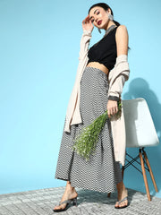 Black Crepe Printed Top Palazzo Set-AHTPPZ-COMBO-379-FF