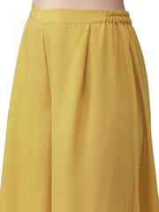 Red & Yellow One Shoulder Top with Palazzo Set-AHTPPZ-Combo-251