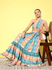 Women Ethnic Printed Co-Ords-AHTPSK-COMBO-746-FF