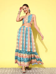 Women Ethnic Printed Co-Ords-AHTPSK-COMBO-746-FF