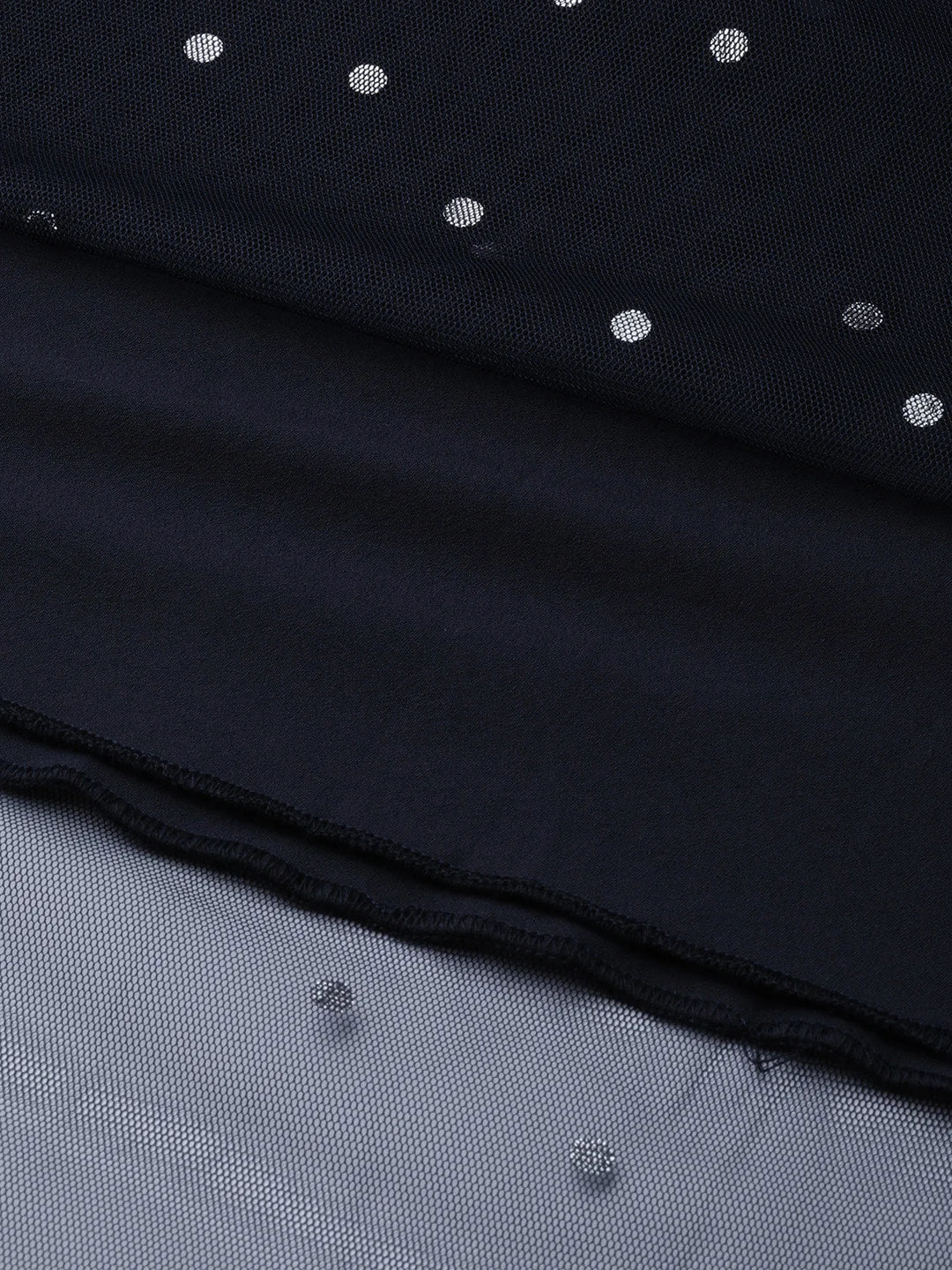 Navy Foil Print Top & Skirt | Women's Designer Lehenga Choli