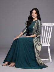 Women's Green Westren Co-ords-AHTPSKJK-COMBO-1133