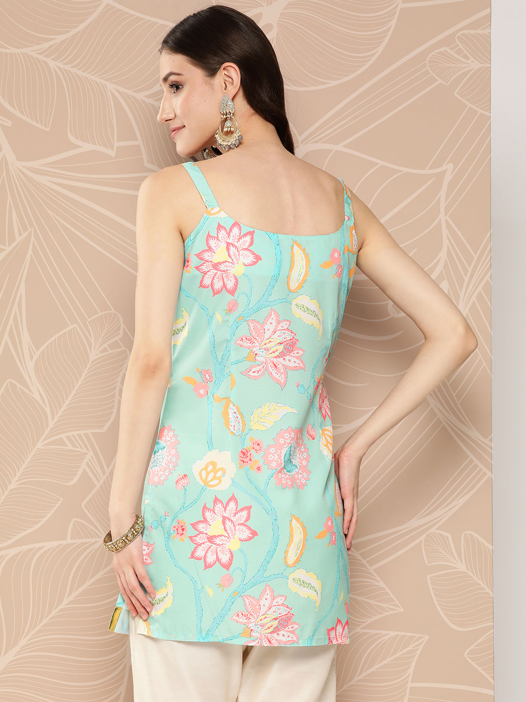 Floral Print Tunic - Buy Indian Kurtis & Tunic Tops for Women