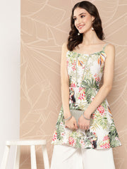 Tropical Printed Tunic-AHTUCRDP-8136-ICH