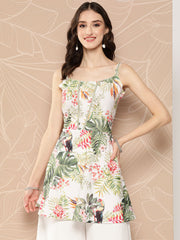 Tropical Printed Tunic-AHTUCRDP-8136-ICH