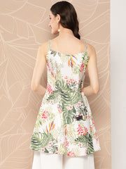 Tropical Printed Tunic-AHTUCRDP-8136-ICH