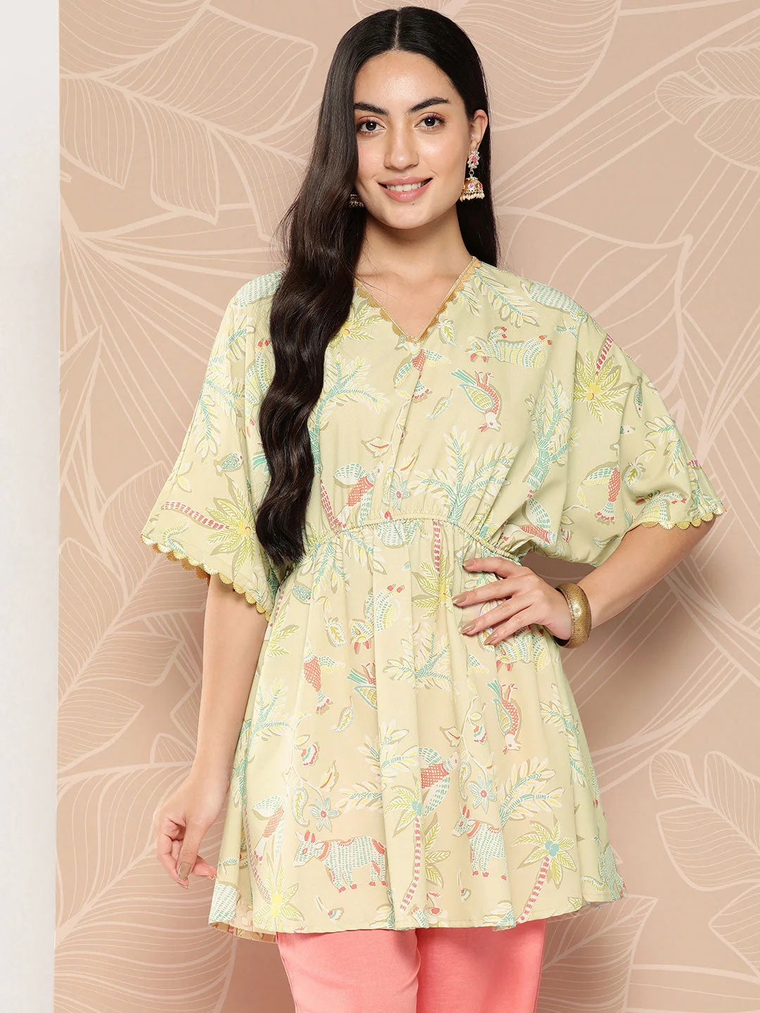 Printed Tunic Top - Shop Indian Kurtis & Tunic Tops for Women