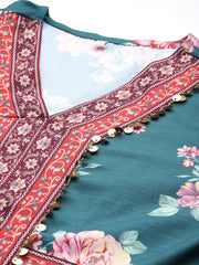Floral Printed Tunic-AHTUCRDP-8167