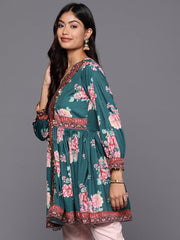 Floral Printed Tunic-AHTUCRDP-8167