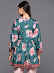 Floral Printed Tunic-AHTUCRDP-8167
