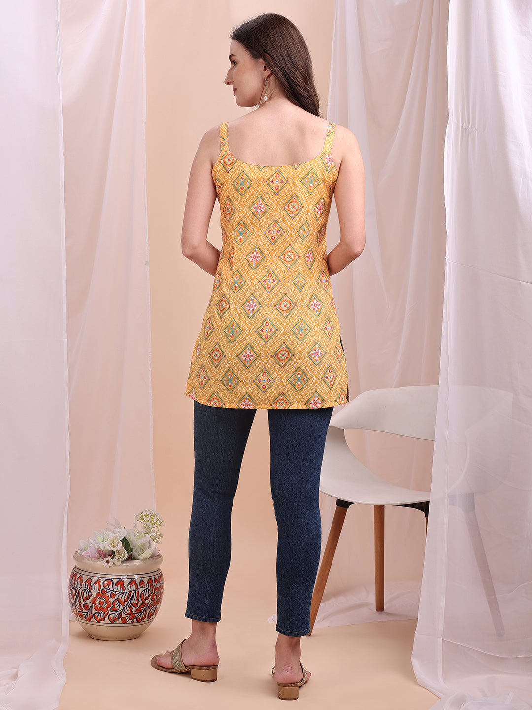 Women's Treditional Wear Tunic-AHTUMGDP-8201