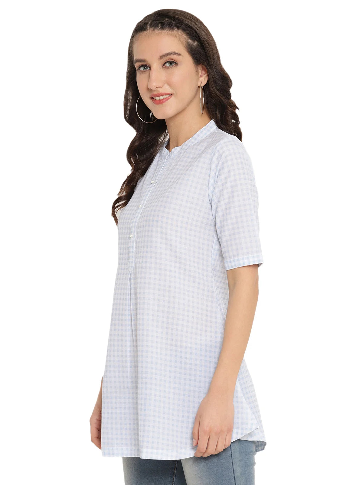 Flared Multicolour Tunic Top | Indian Kurta for Women