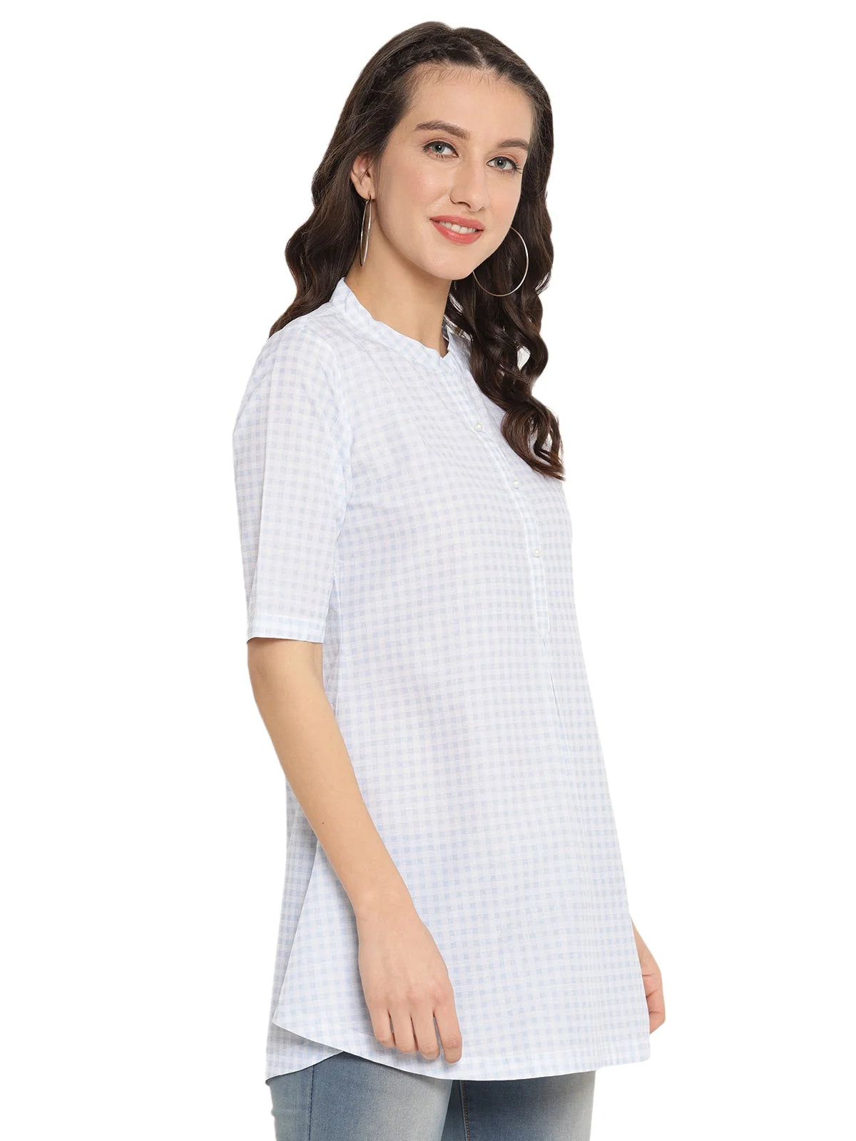 Flared Multicolour Tunic Top | Indian Kurta for Women