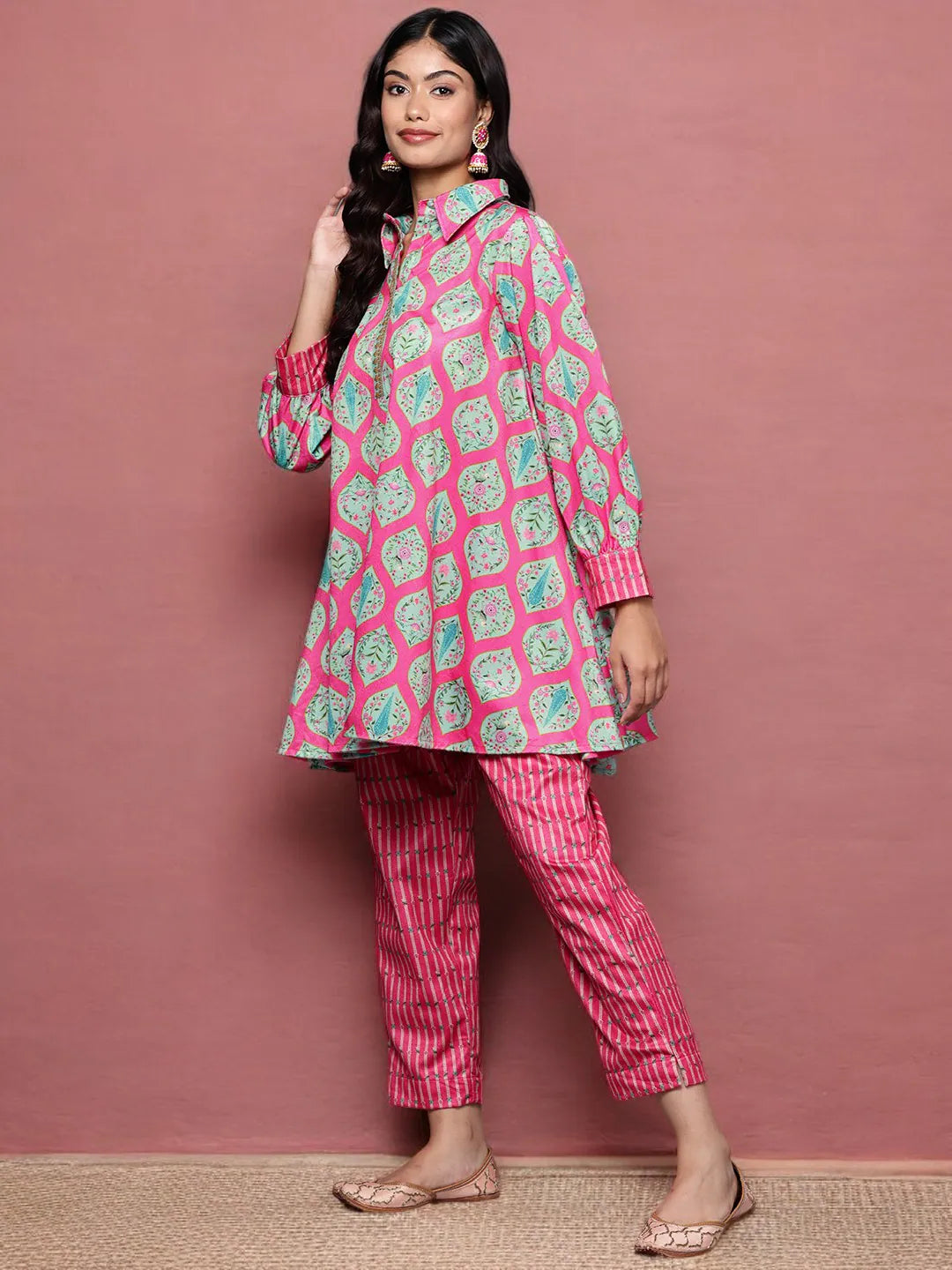 Women's Polyester Co Ord Sets | Printed Two Piece Sets Online