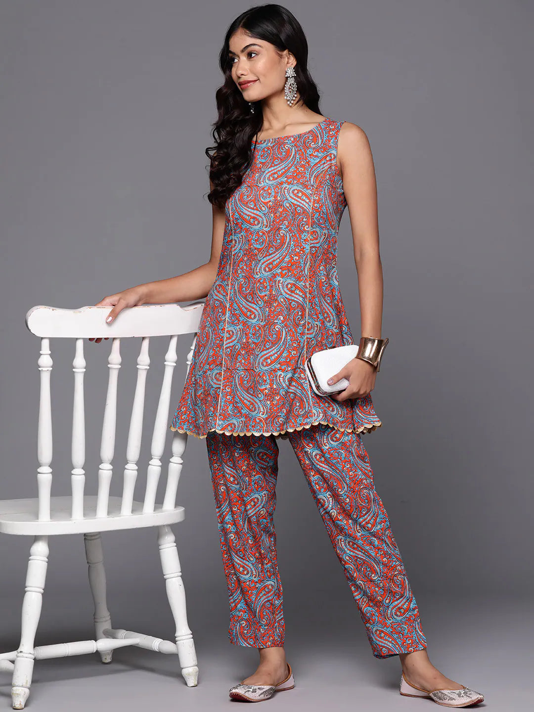 Viscose Printed Co Ord Sets for Women | Two Piece Sets